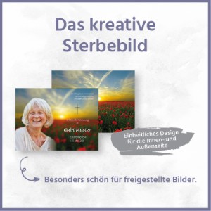 Das kreative Sterbebild