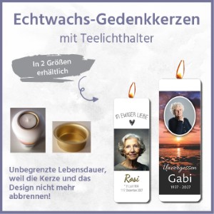 Gedenkkerzen