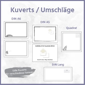 Kuverts / Umschläge